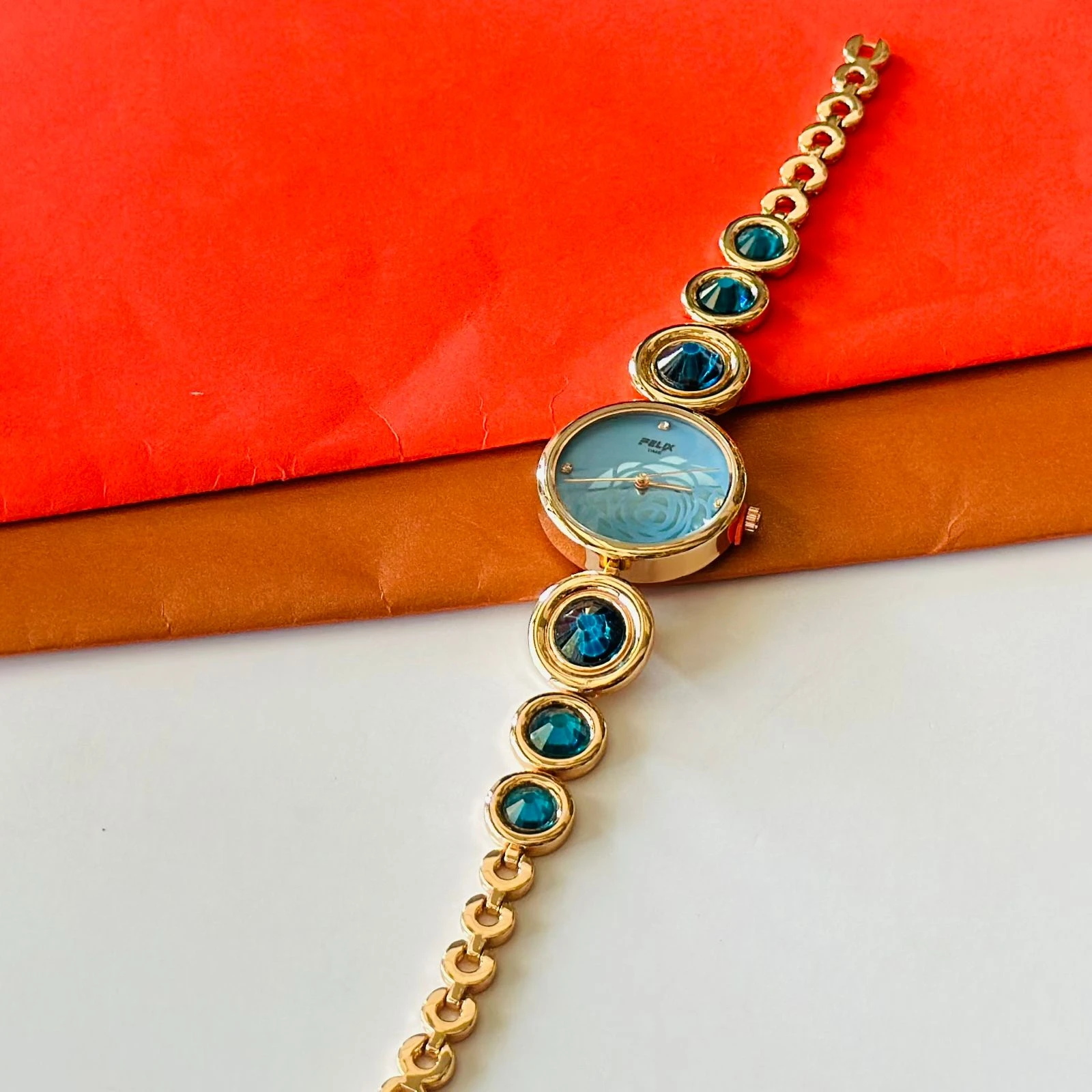 Raga Moments Of Joy Mother of Pearl Dial Women Watch With Metal Strap