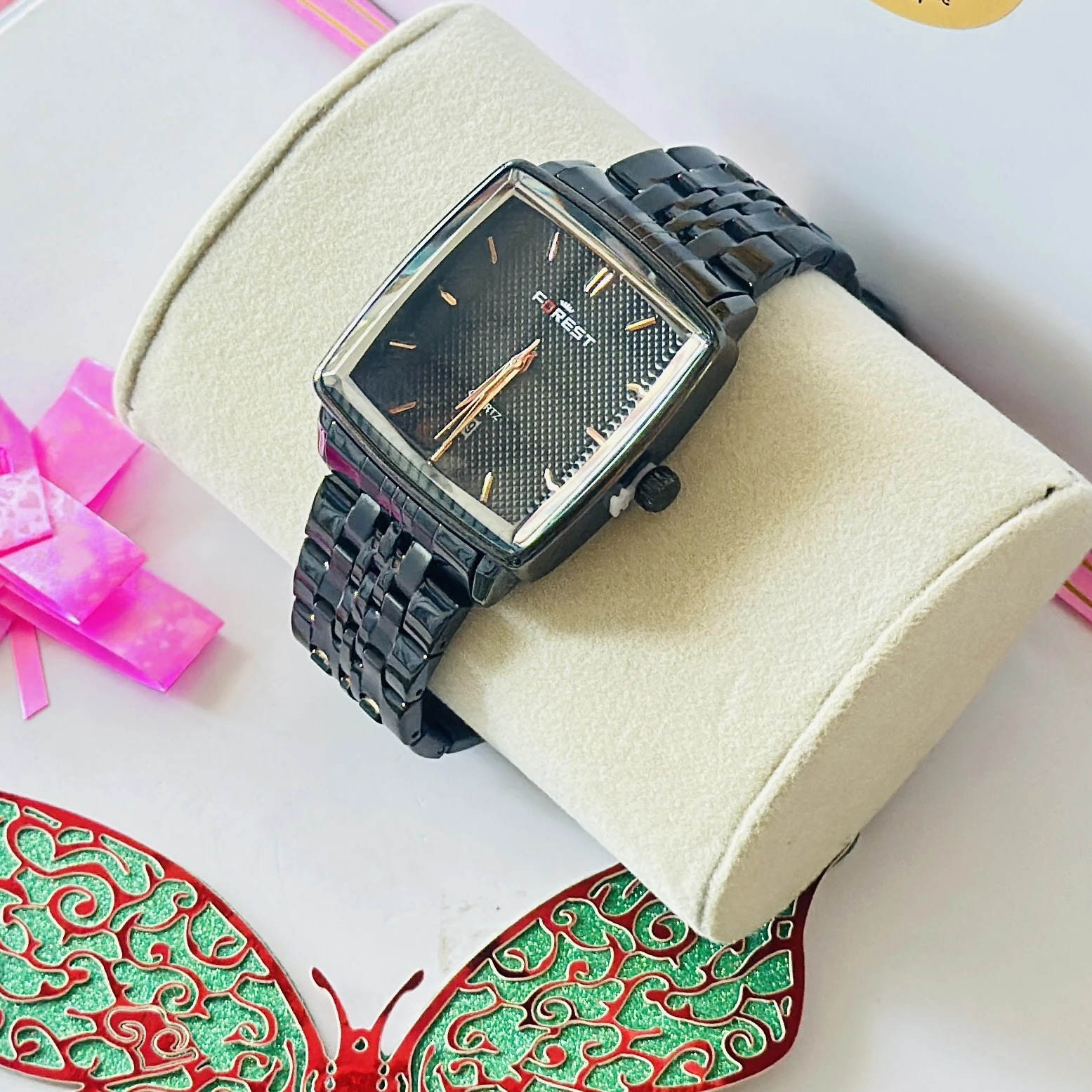 Forest brand premium square-look quartz watch.