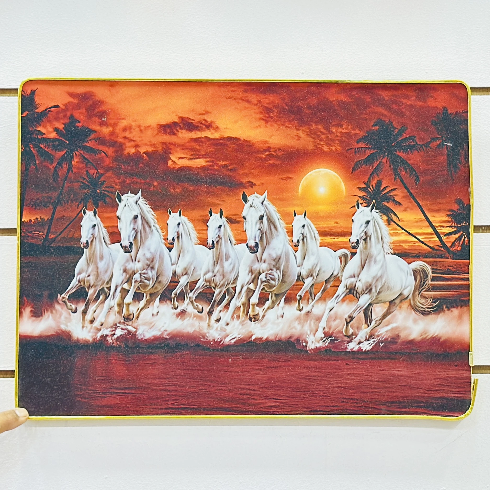 Seven Horse Vastu Painting……NQEN4E