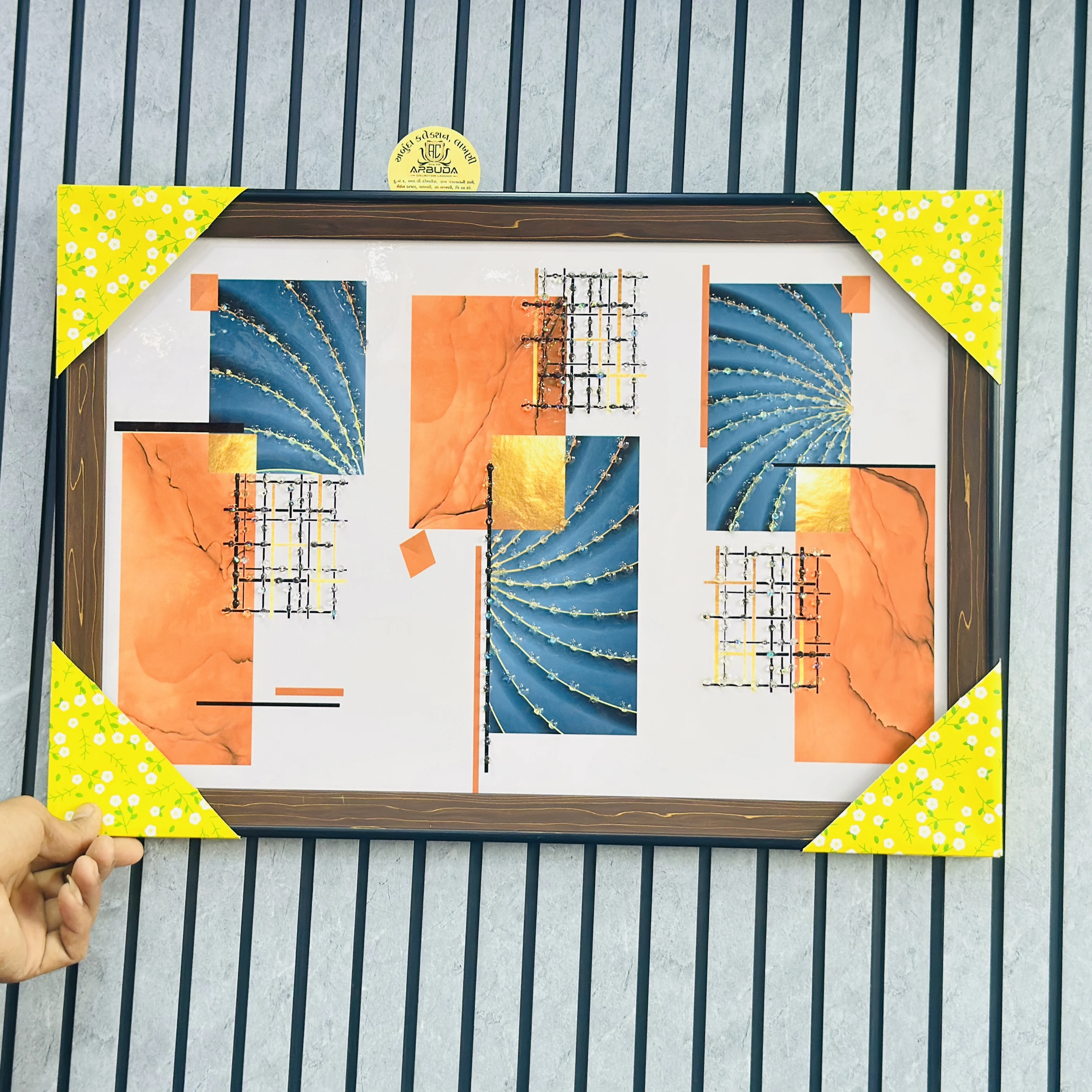 Modern abstract art wall frame(SKU-GN94Y5)