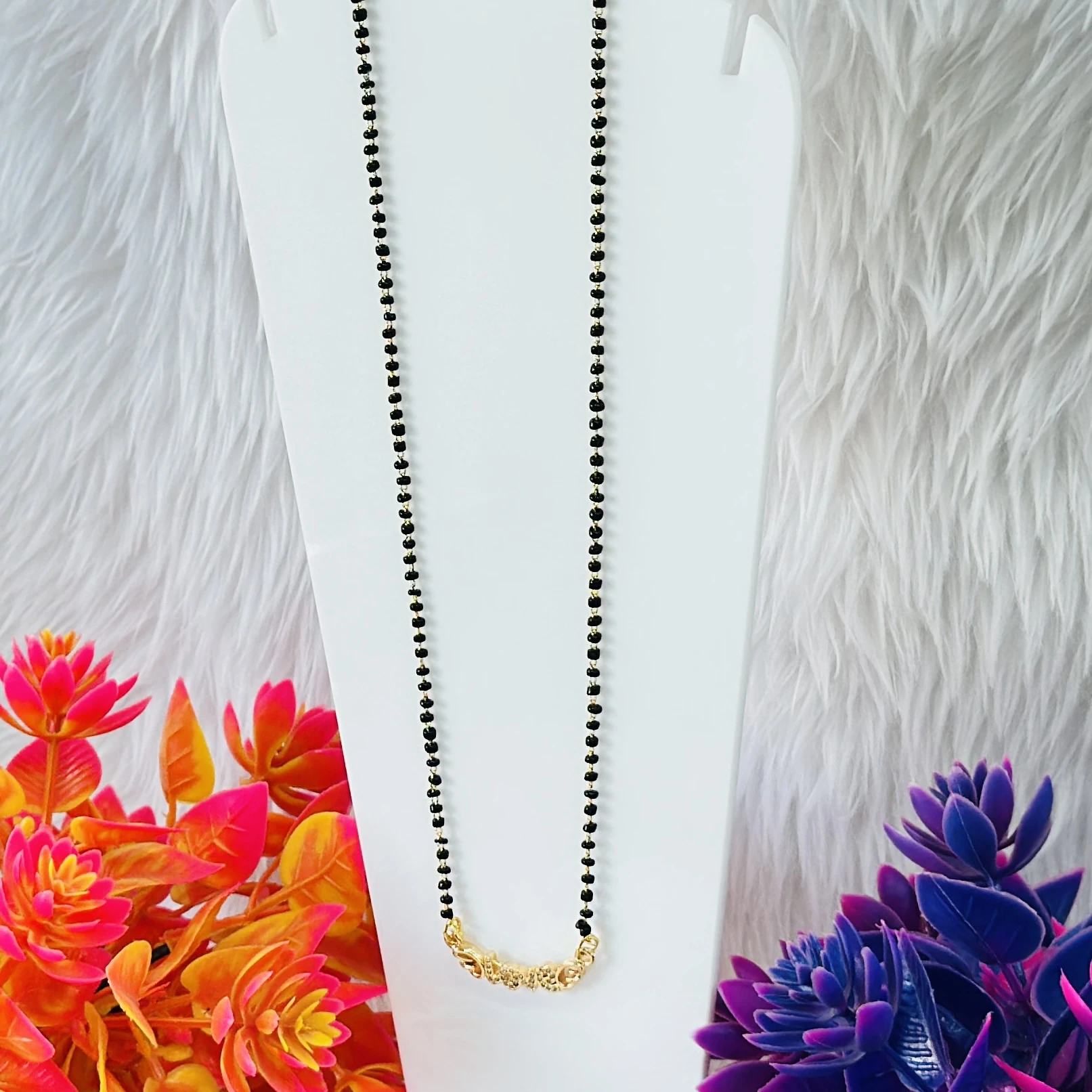 Gold plated mangalsutra