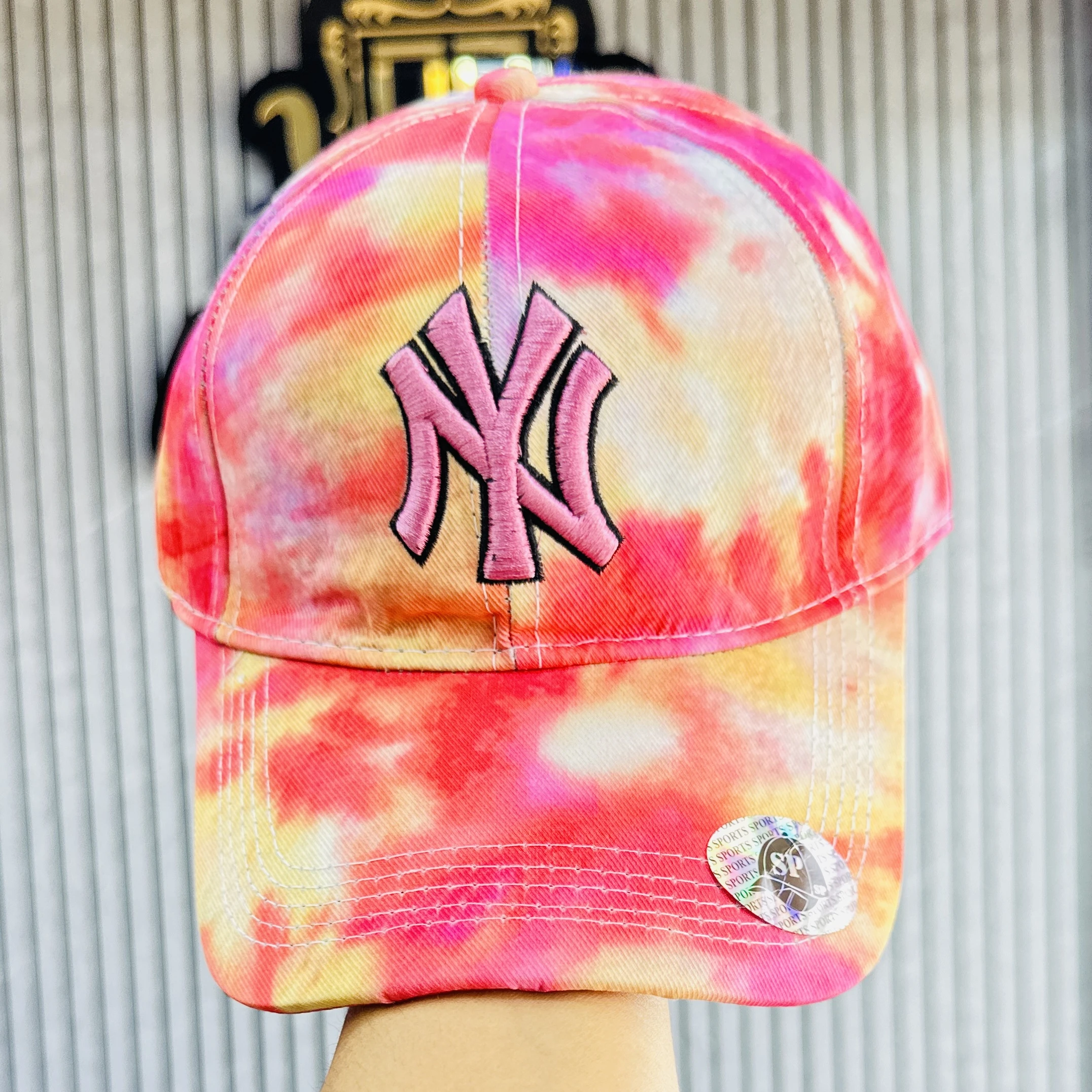 New York Yankees Tie Dye Clean Up MF Multi Dad Cap.