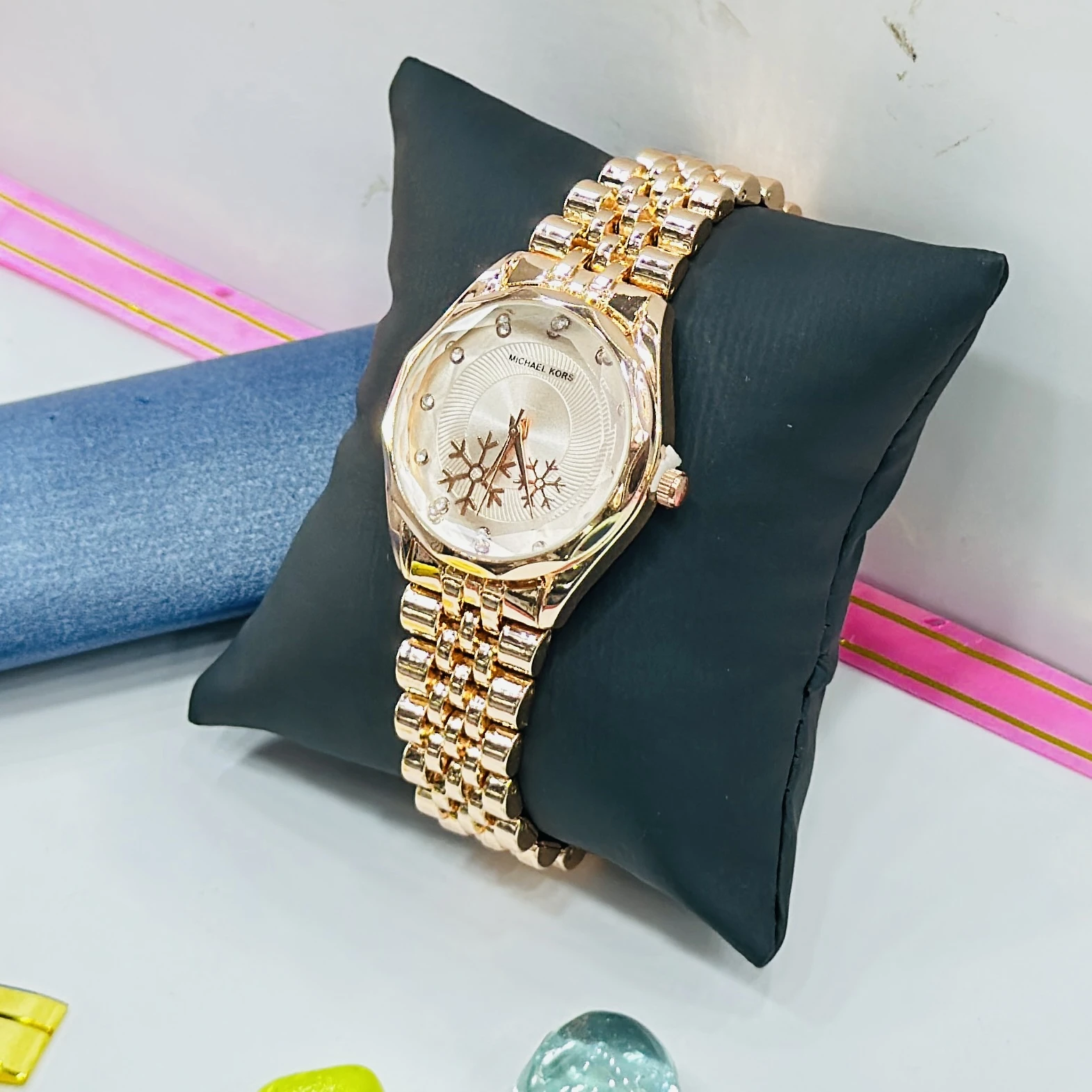 Rose gold-tone Michael Kors ladies' watch