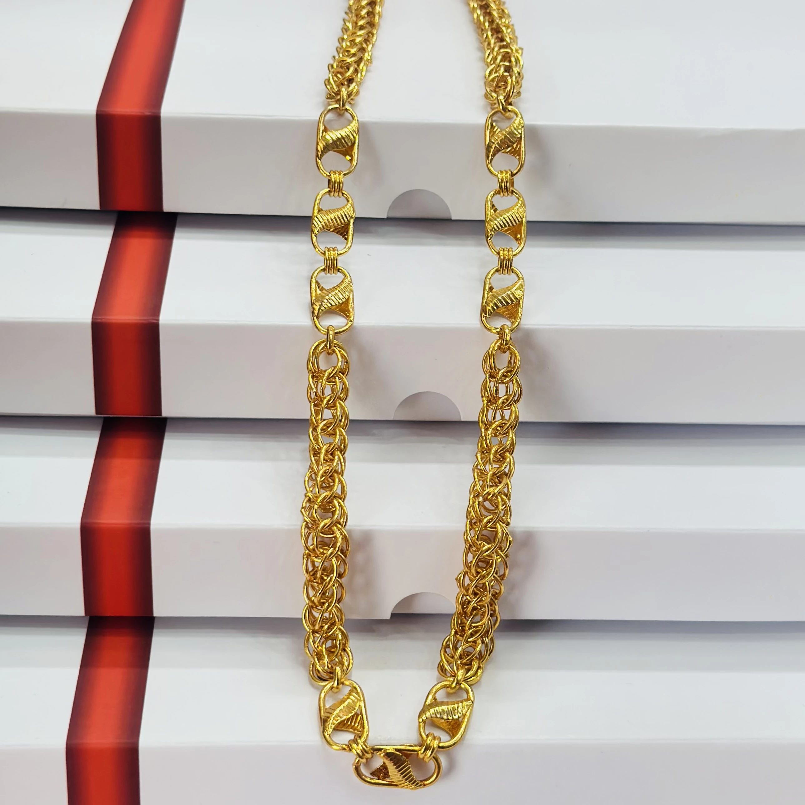 Gold plated design chain