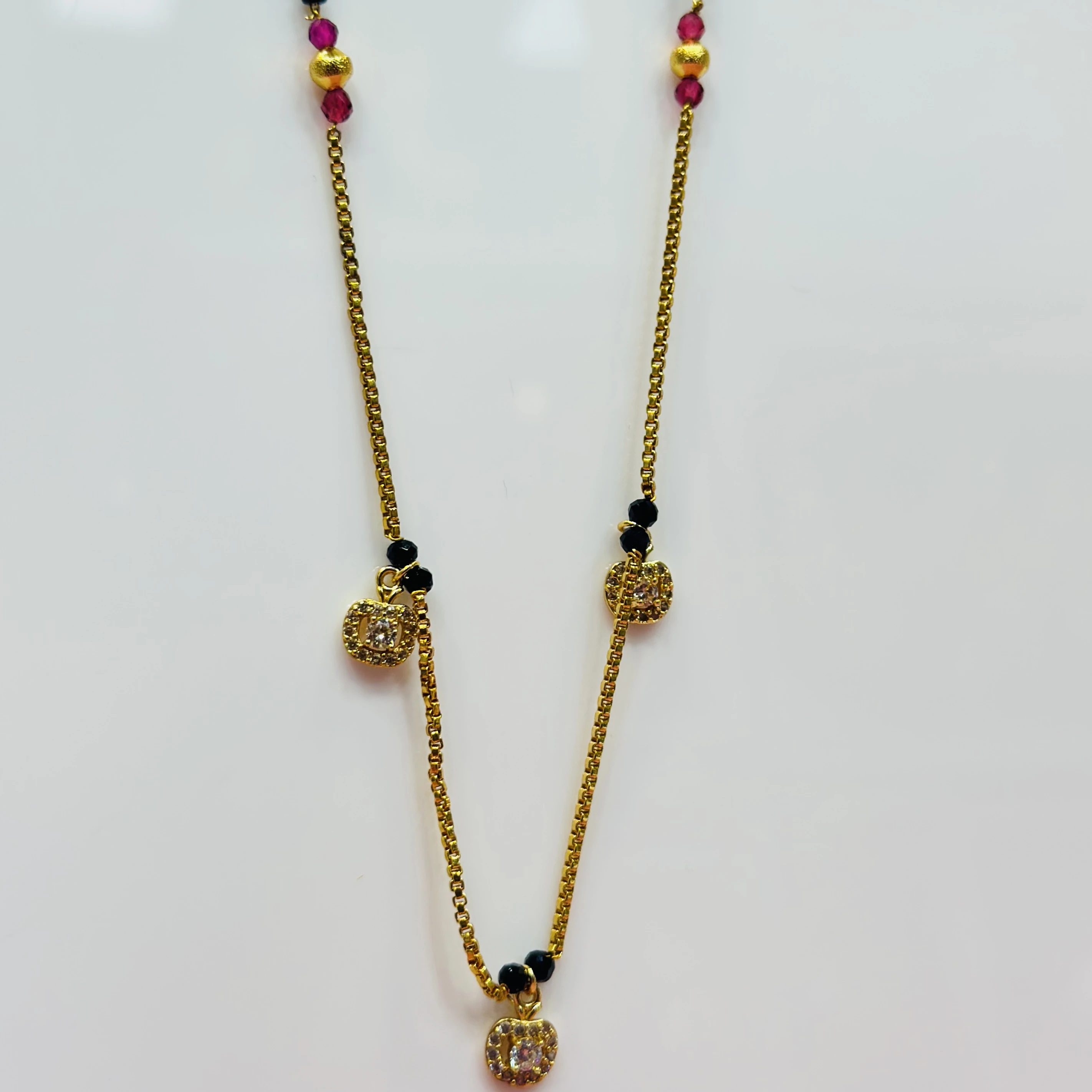 Gold plated mangalsutra
