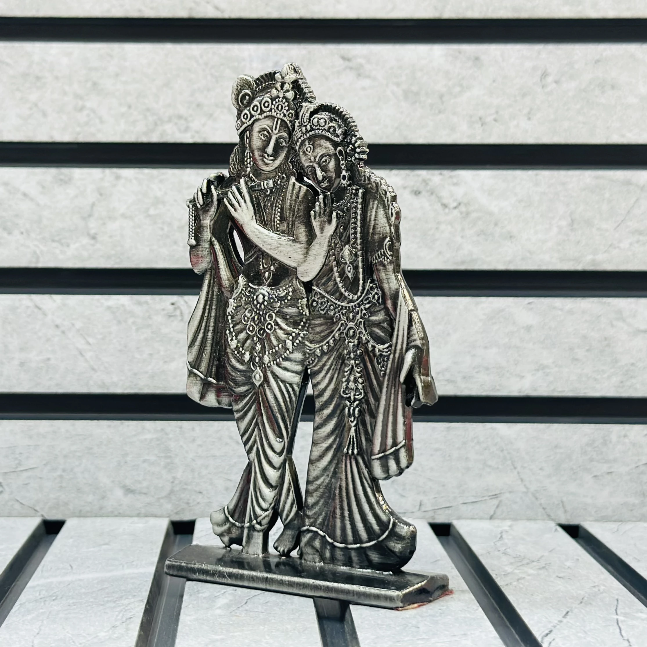 Statue of the Hindu deities Radha and Krishna.