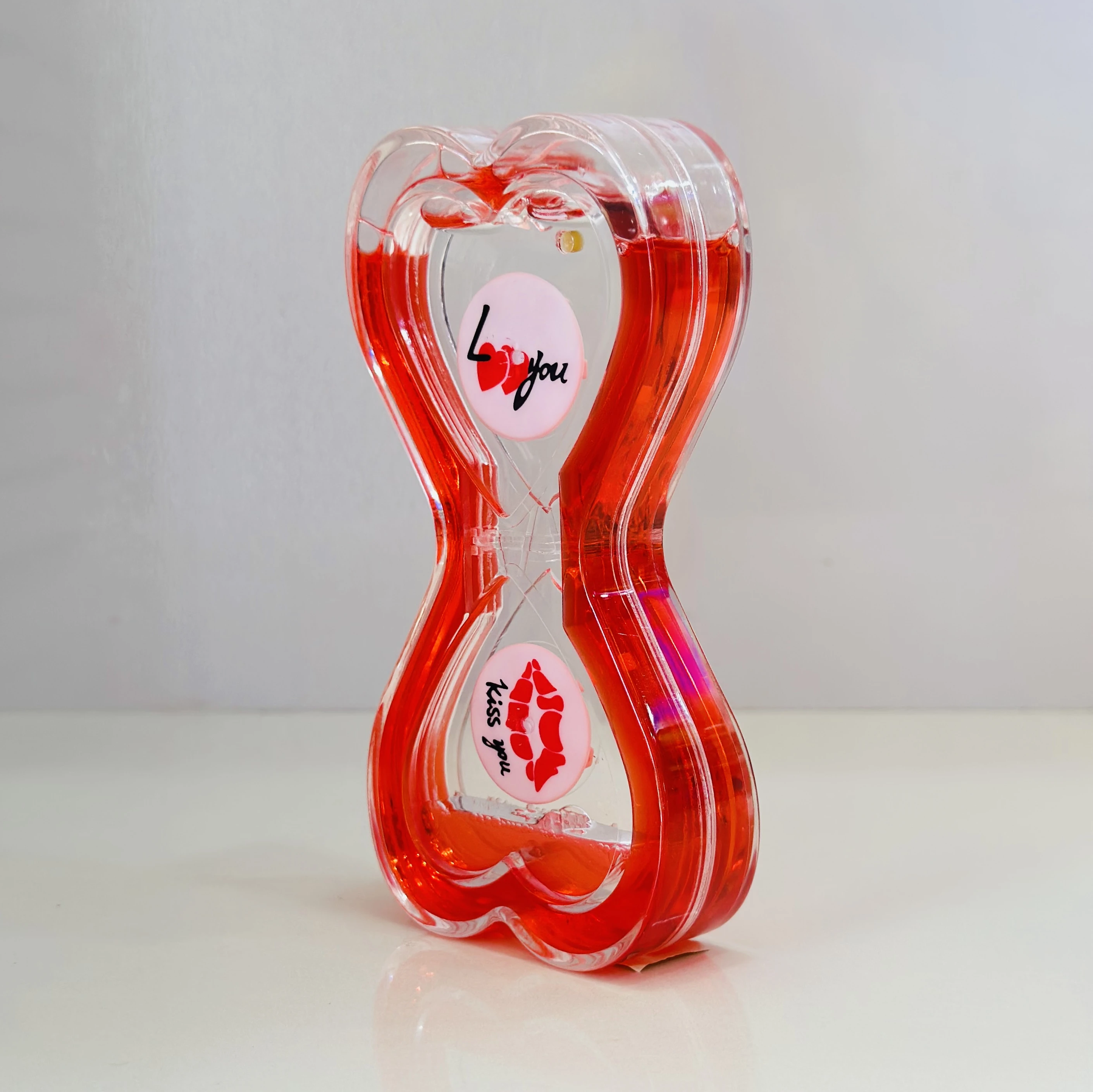 Decorative liquid hourglass(SKU-SU89VE)