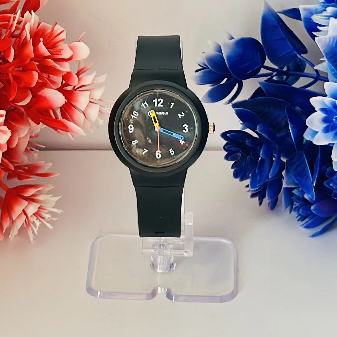 Analog Dial New Trend Number Display Teen Student Waterproof Wrist-Watch for Girls & Boys