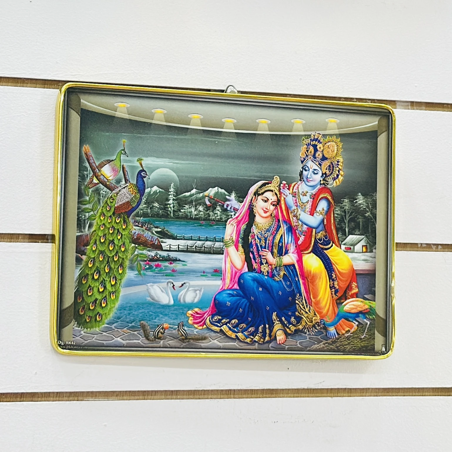 Radha Krishna wall-mounted painting…. 8KFO19