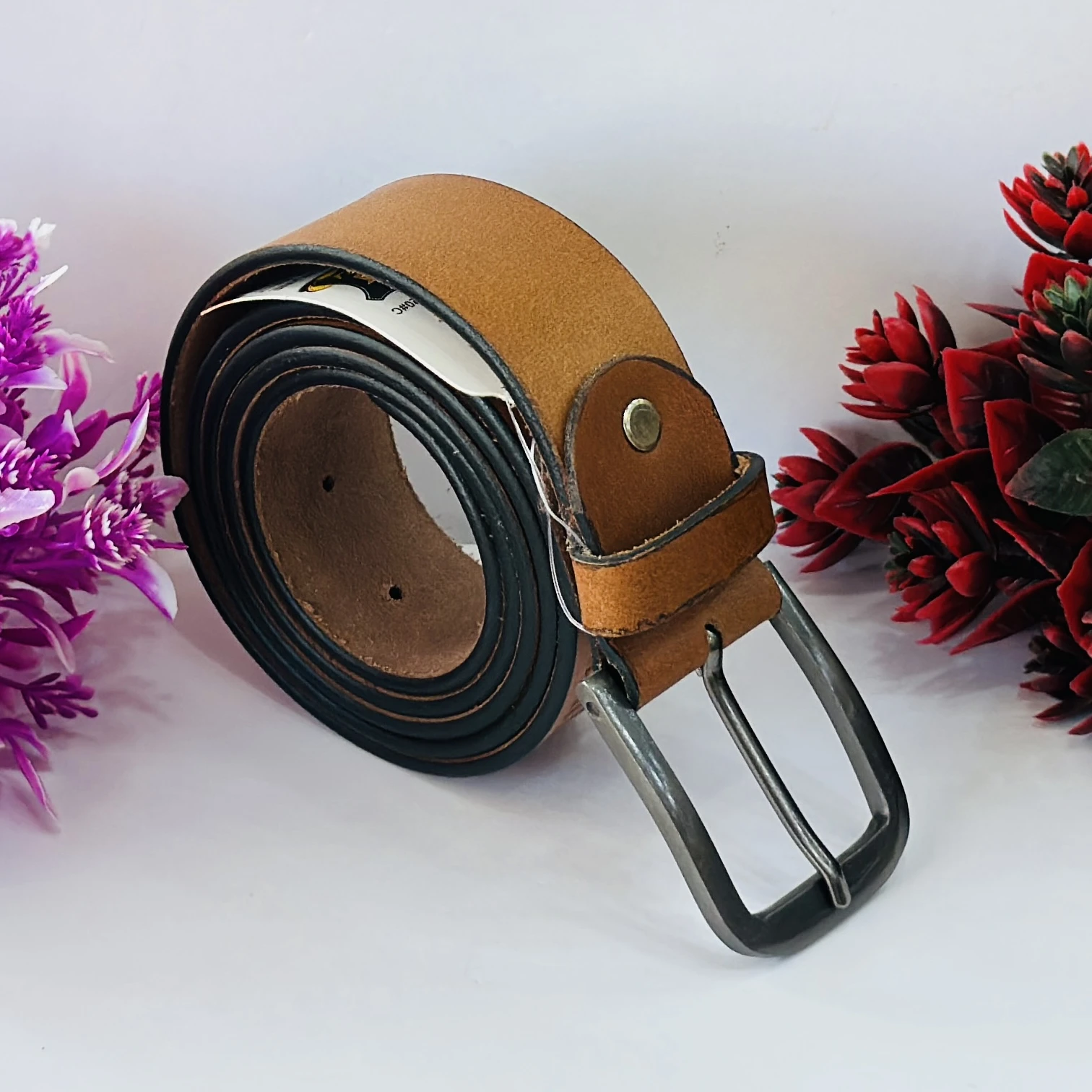 Men's Real Leather Ratchet Dress Belt