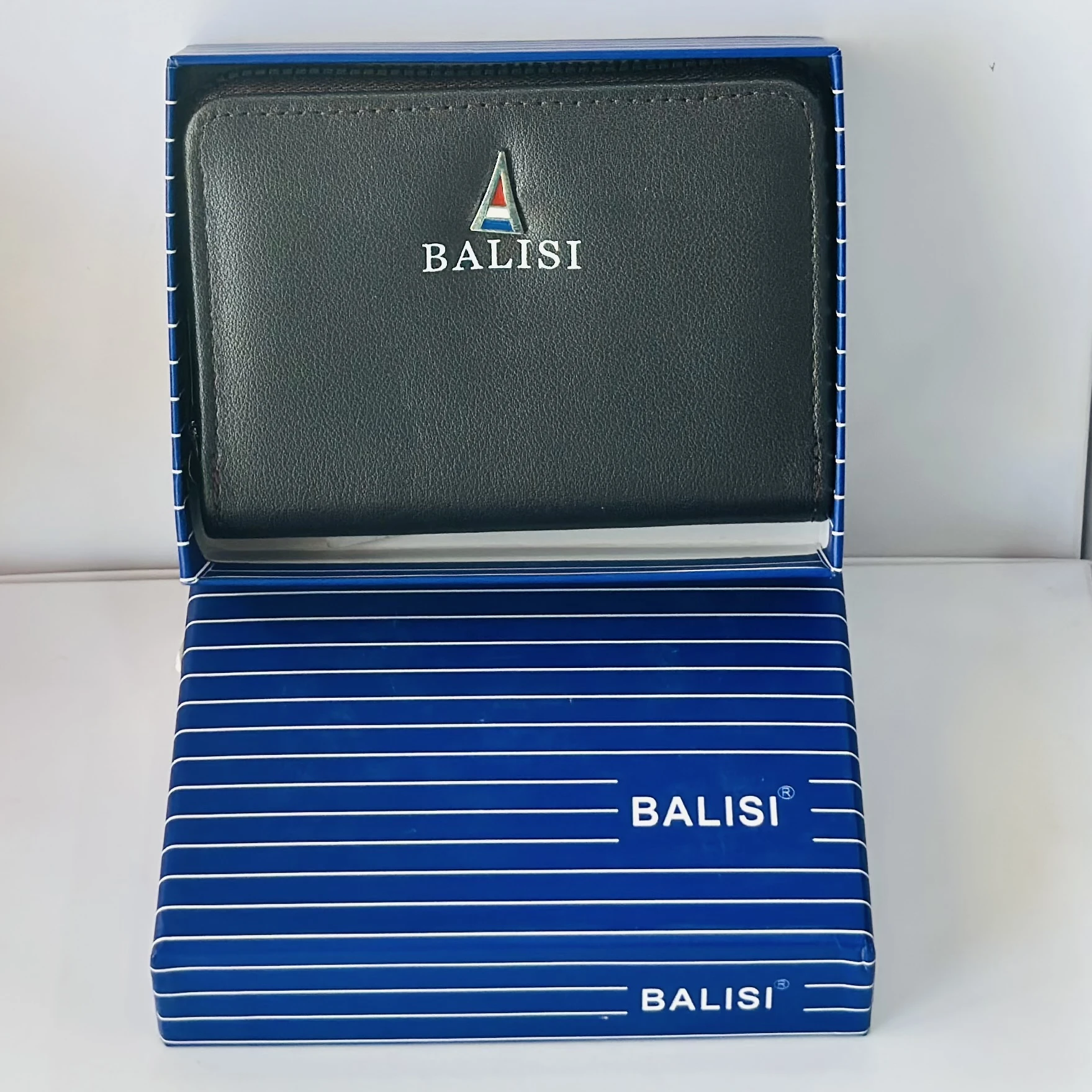 Balisi Black leather wallet