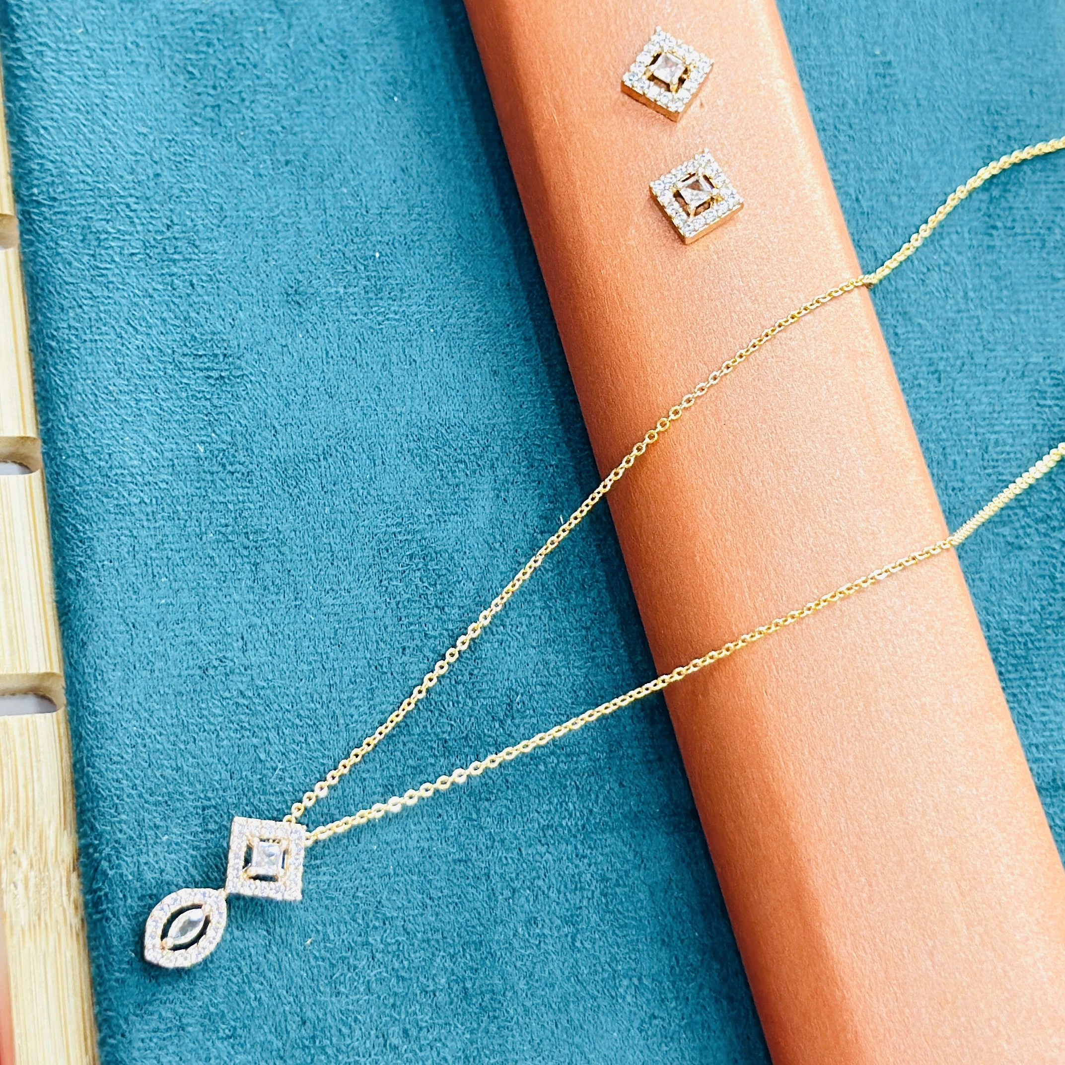 Gold plated necklace