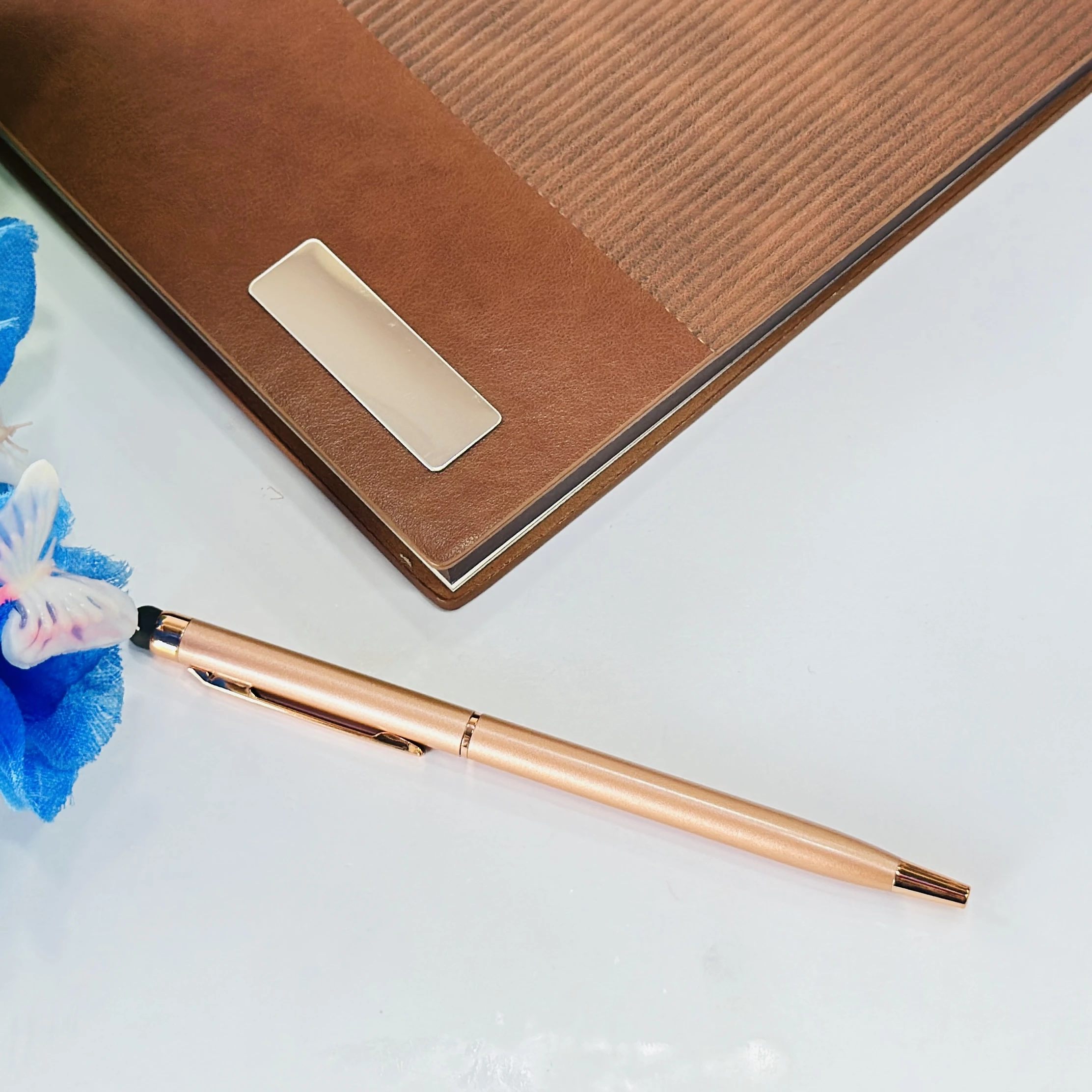 metallic gold ballpoint pen