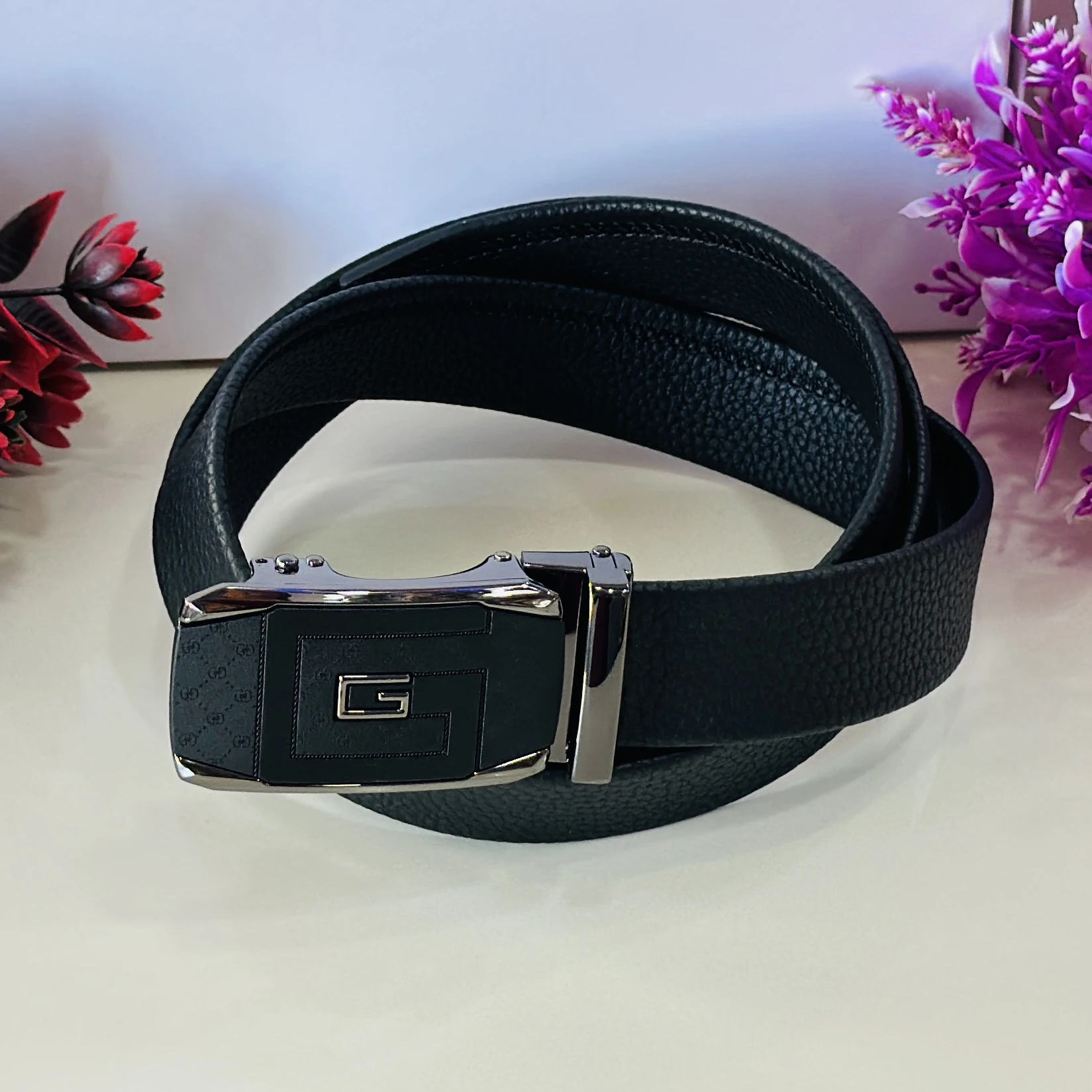 Leather House men's genuine leather belt