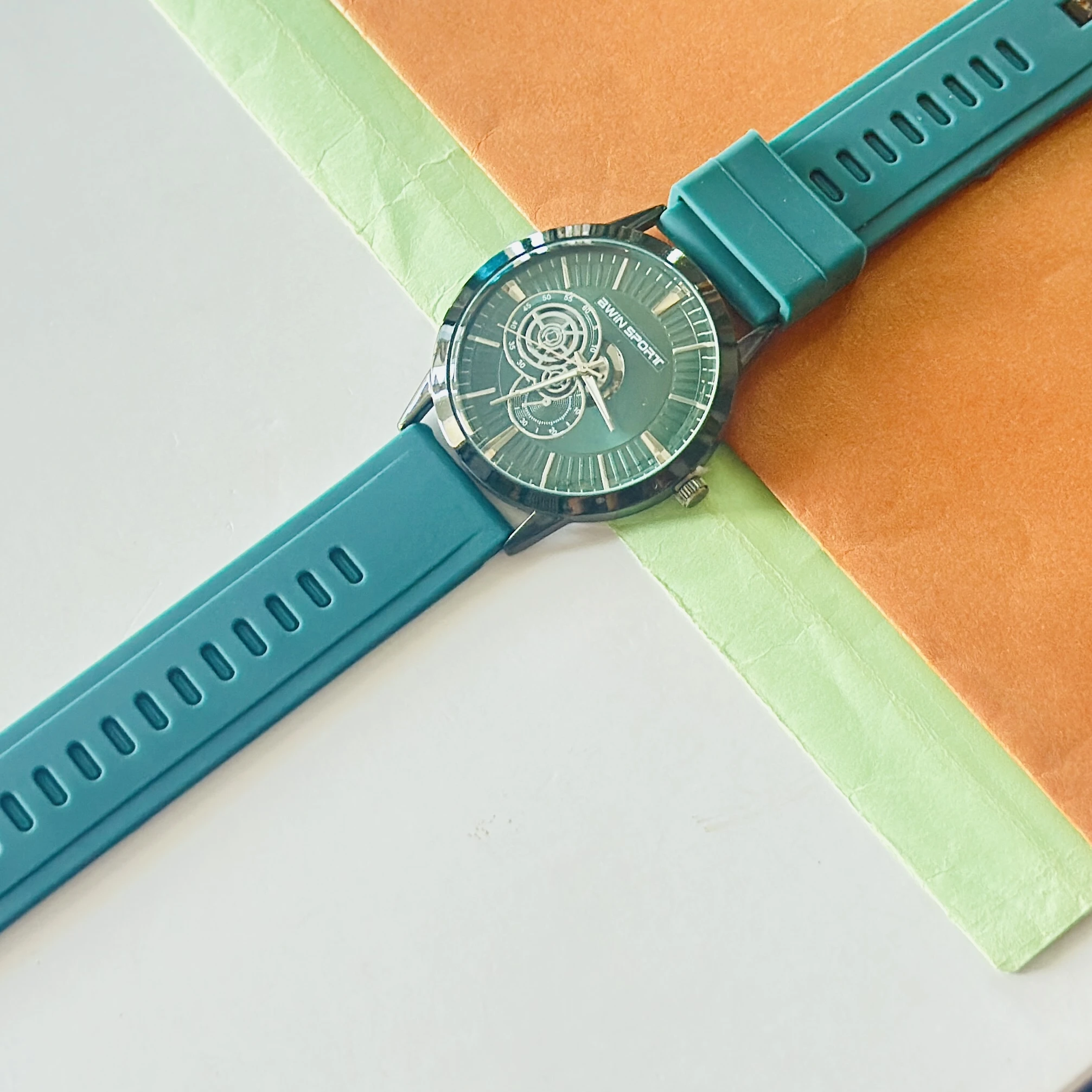 watch appears to be a generic analog sports