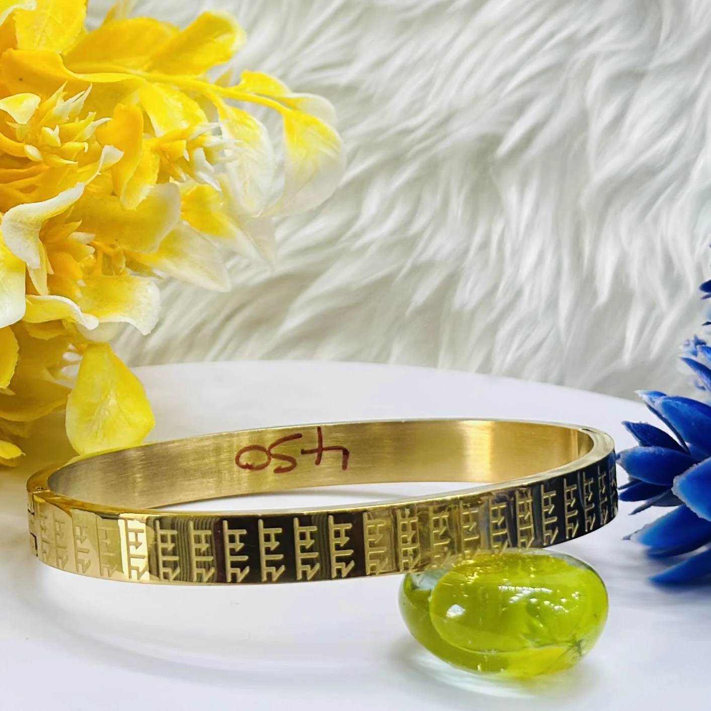 Gold plated Breslet (Kada)