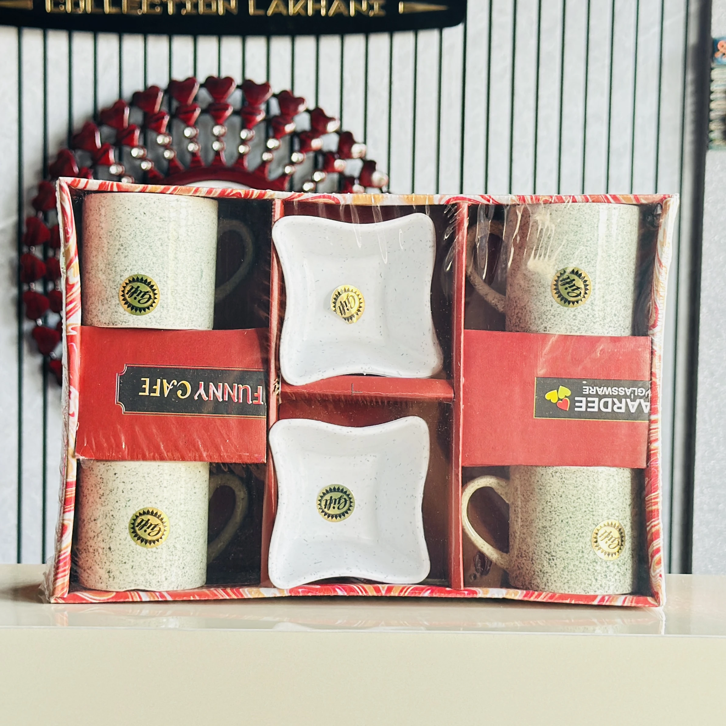 Ceramic cupset gift… TFJJ5H