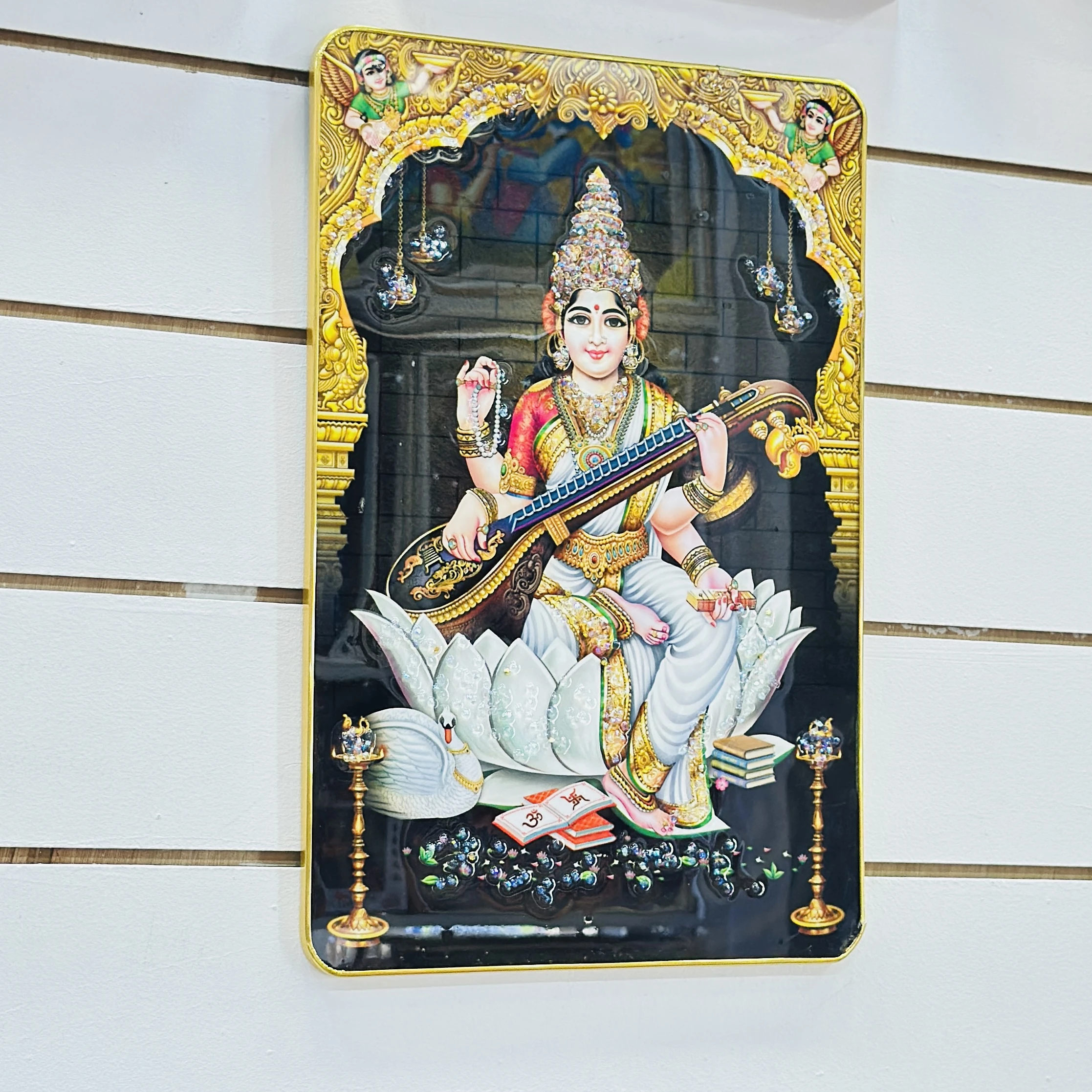 Hindu goddess Saraswati,…..X0B733