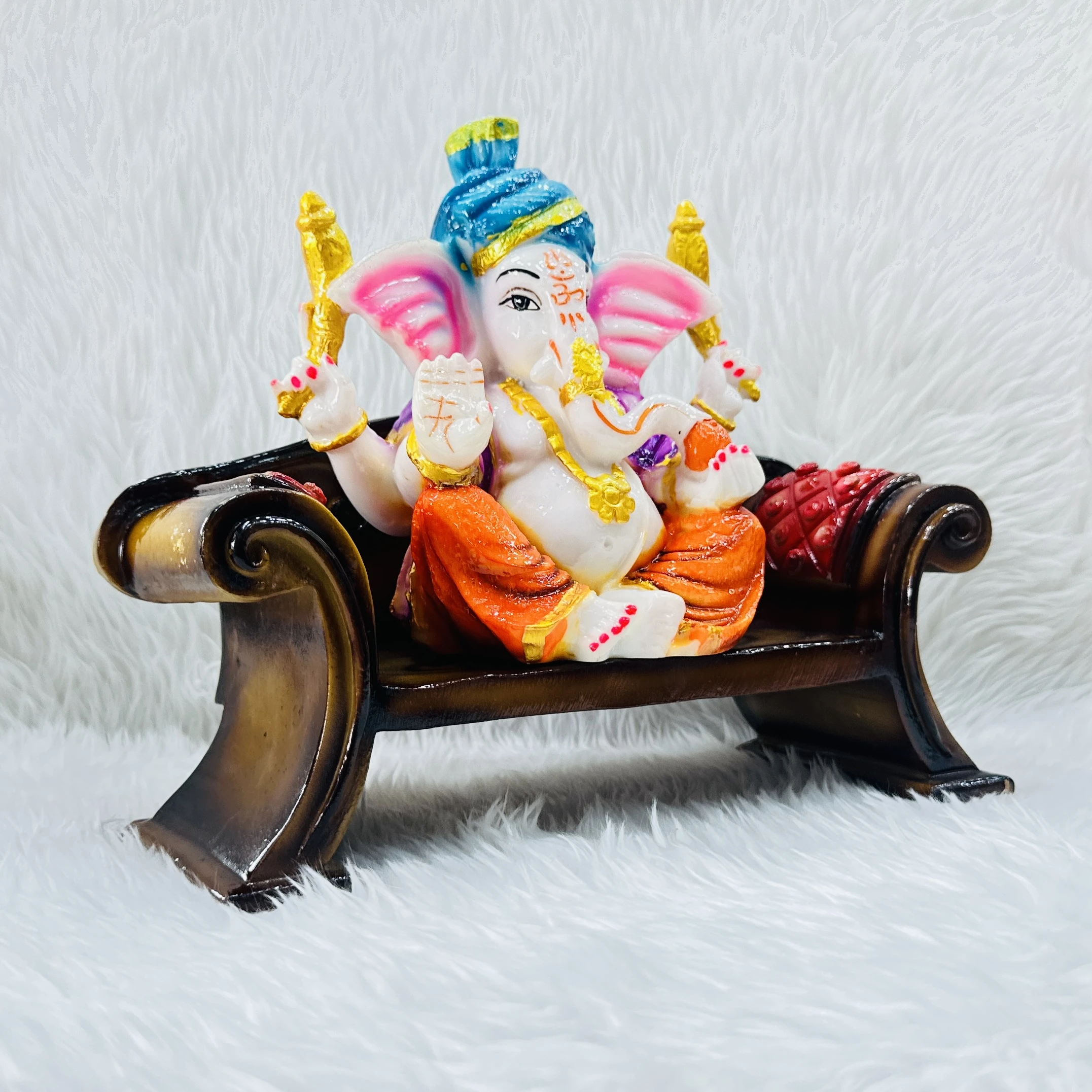 Decorative Lord Ganesha murti (idol)