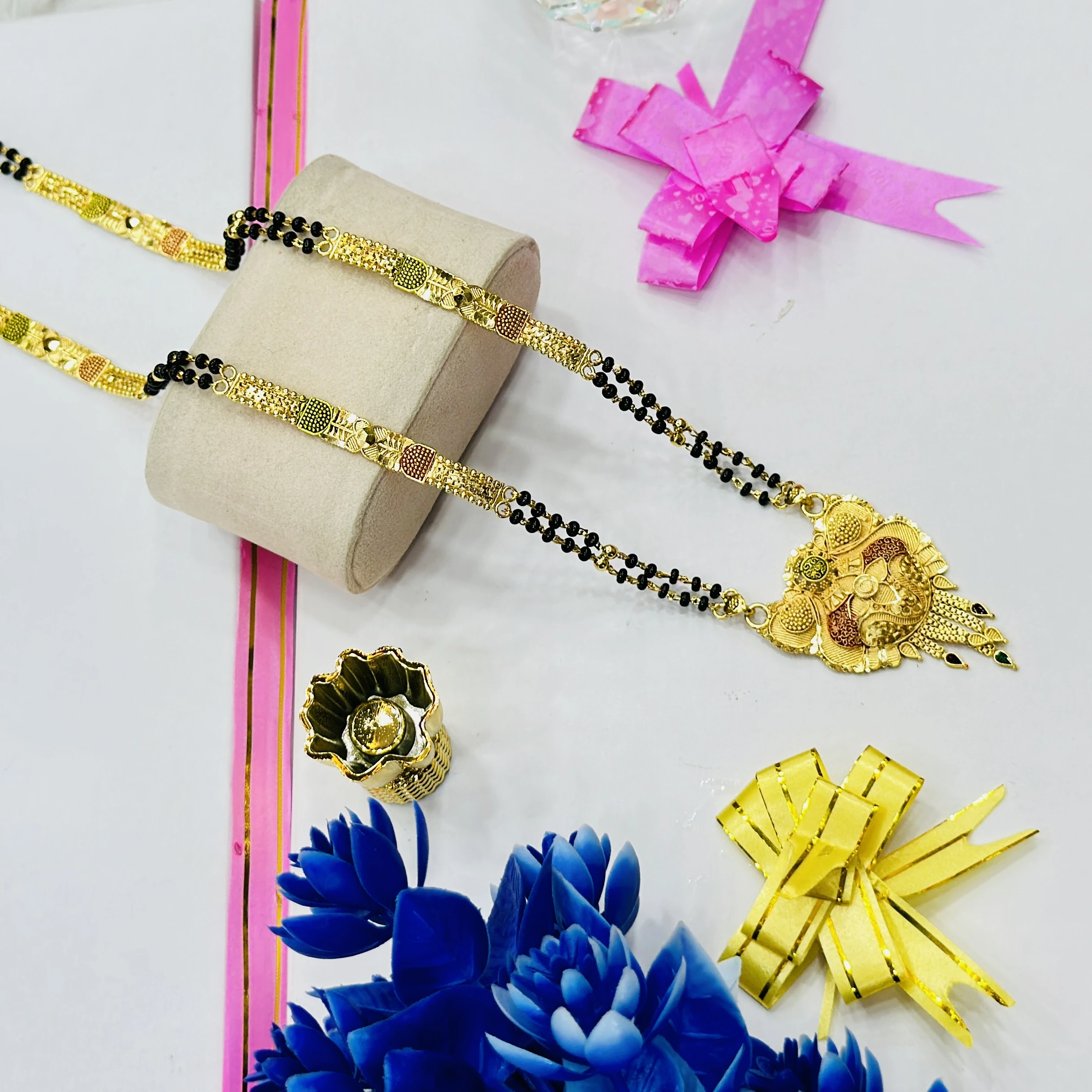 Gold plated alloy mangalsutra