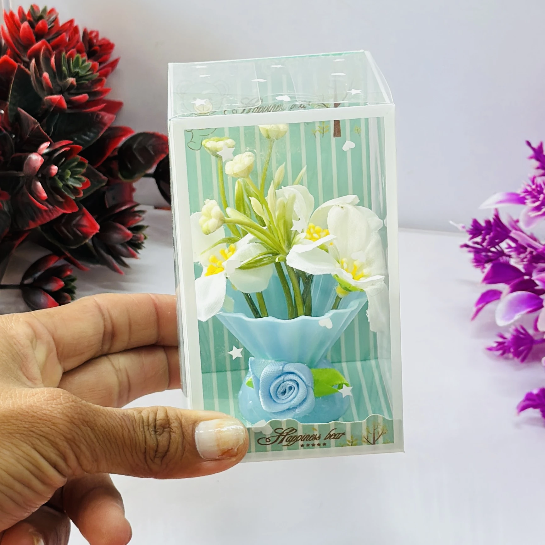 Mini block flower bouquet set